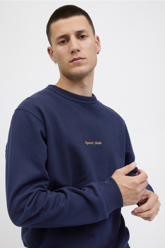 JORNORREBRO EMB SWEAT CREW NOOS 12282893 Ocean Cavern